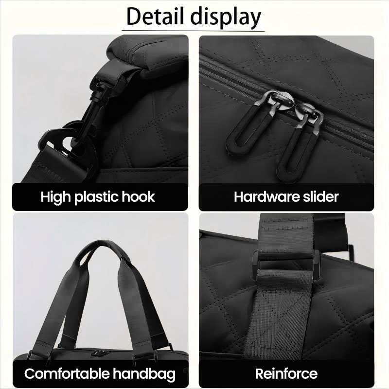 Women Girls Duffle Bags Large Holdall Bag Travel Sports Luggage Fitness Gym Bag - Picture 29 of 34