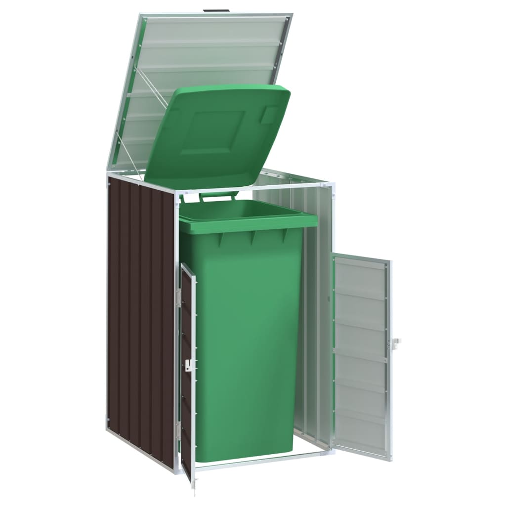 Mülltonnenbox für Tonnen Stahl Mülltonnenverkleidung Aufbewahrungsbox Müllbox - Bild 90 von 133