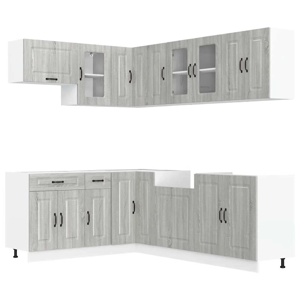 11-tlg. Küchenschrank Set Küchenzeile Hängeschrank Unterschrank Küchenmodule - Bild 42 von 65