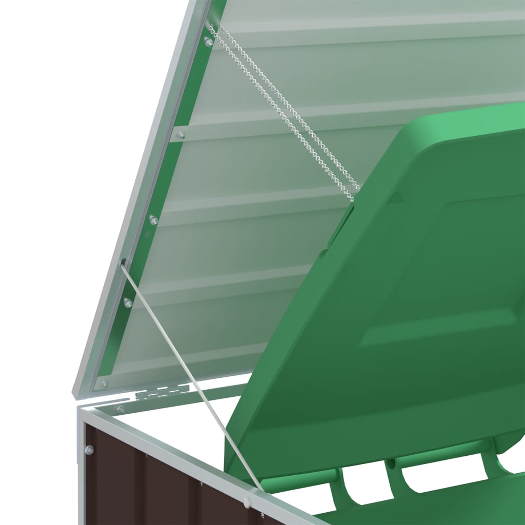 Mülltonnenbox für Tonnen Stahl Mülltonnenverkleidung Aufbewahrungsbox Müllbox - Bild 97 von 133