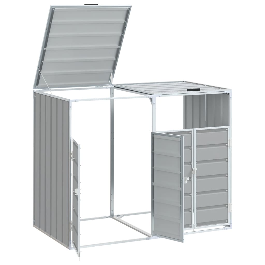 Mülltonnenbox für Tonnen Stahl Mülltonnenverkleidung Aufbewahrungsbox Müllbox - Bild 71 von 133