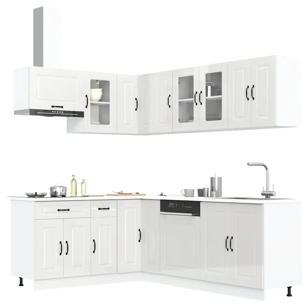 11-tlg. Küchenschrank Set Küchenzeile Hängeschrank Unterschrank Küchenmodule - Bild 19 von 65