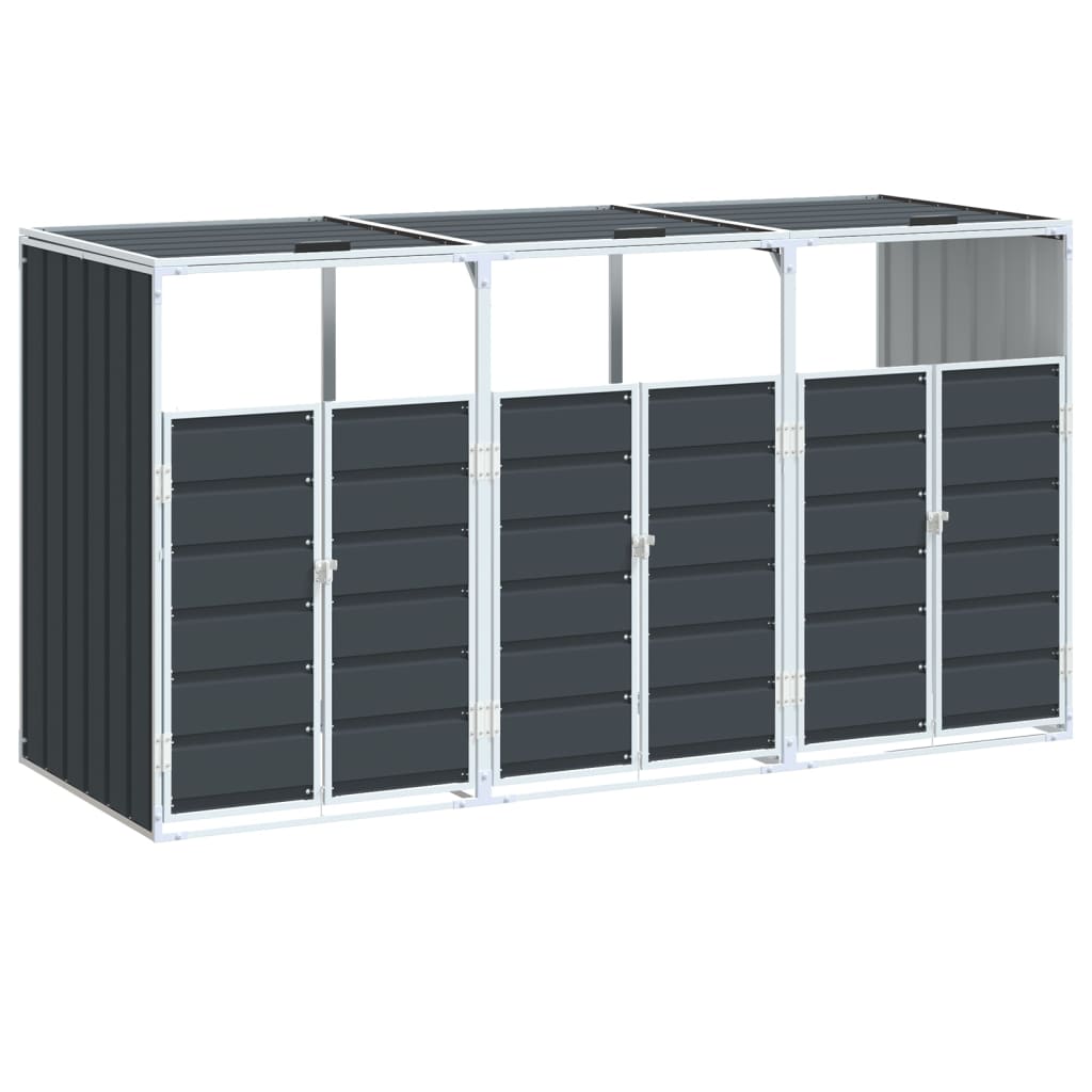 Mülltonnenbox für Tonnen Stahl Mülltonnenverkleidung Aufbewahrungsbox Müllbox - Bild 14 von 133
