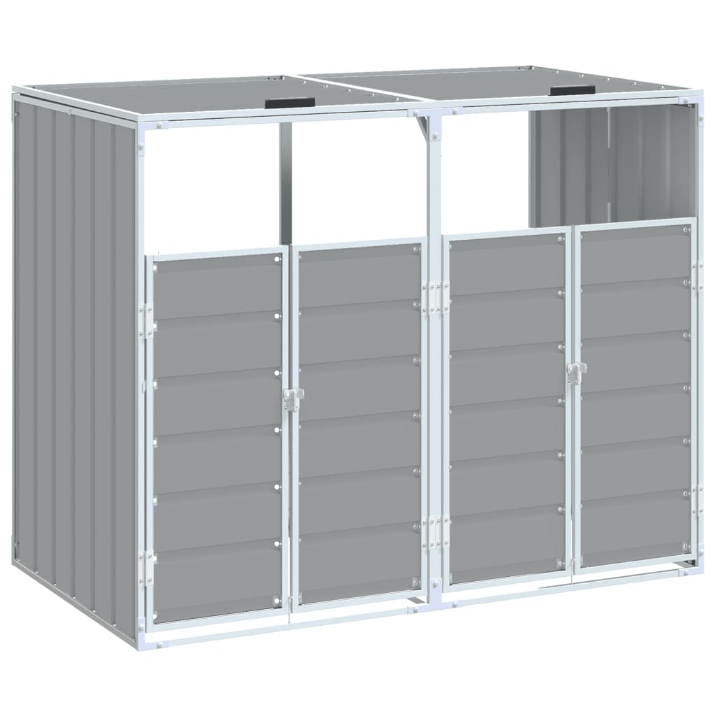 Mülltonnenbox für Tonnen Stahl Mülltonnenverkleidung Aufbewahrungsbox Müllbox - Bild 69 von 133