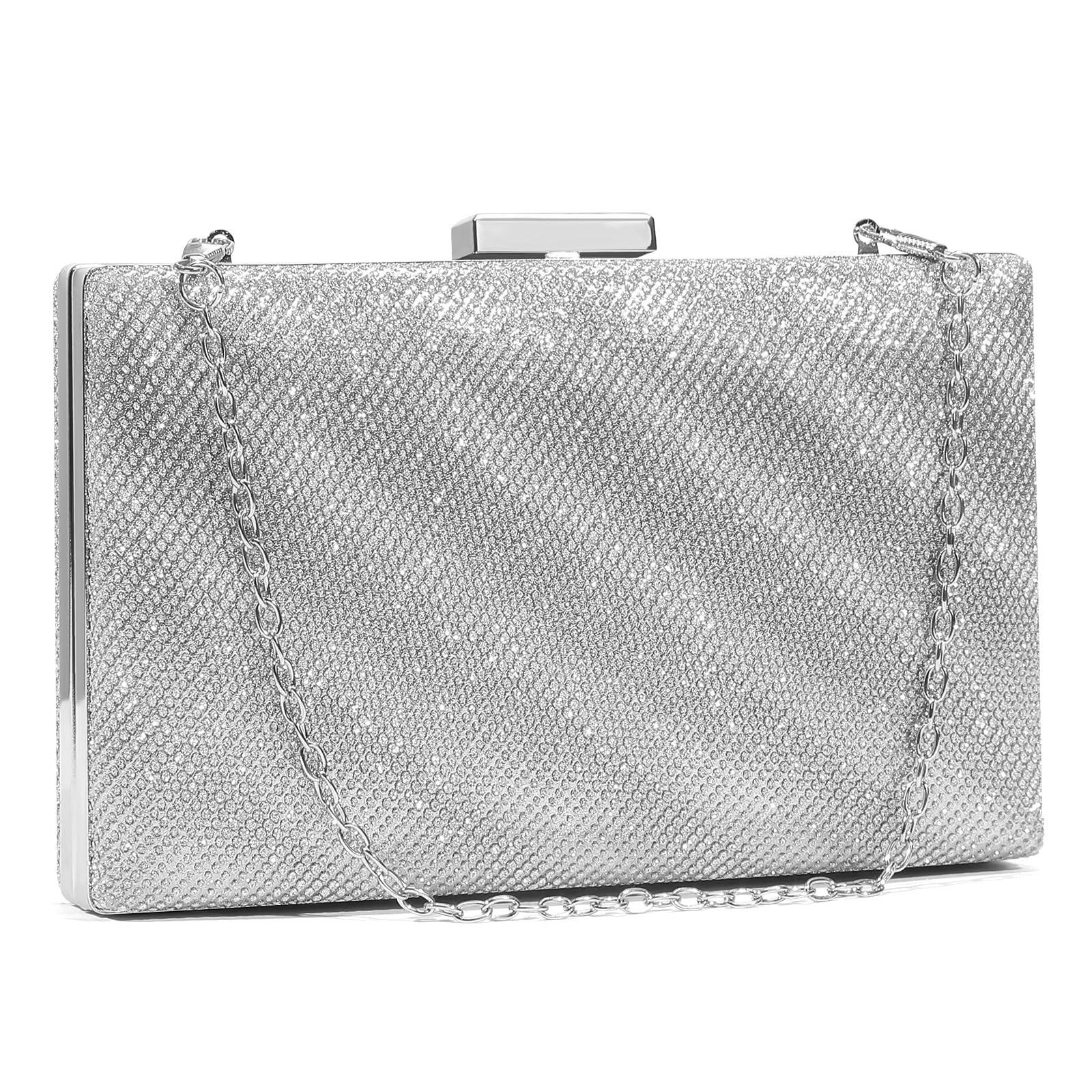 Abendtaschen Glitzer Clutch Glänzende Brauttasche Umhängetasche Tasch Handtasche