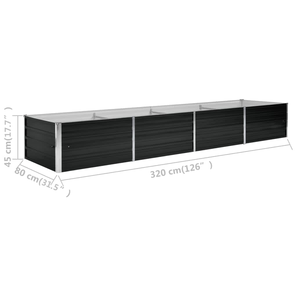 Metall Hochbeet Pflanzbeet Gemüsebeet Pflanzkasten Stahl Beet Blumenbeet Garten - Bild 114 von 177