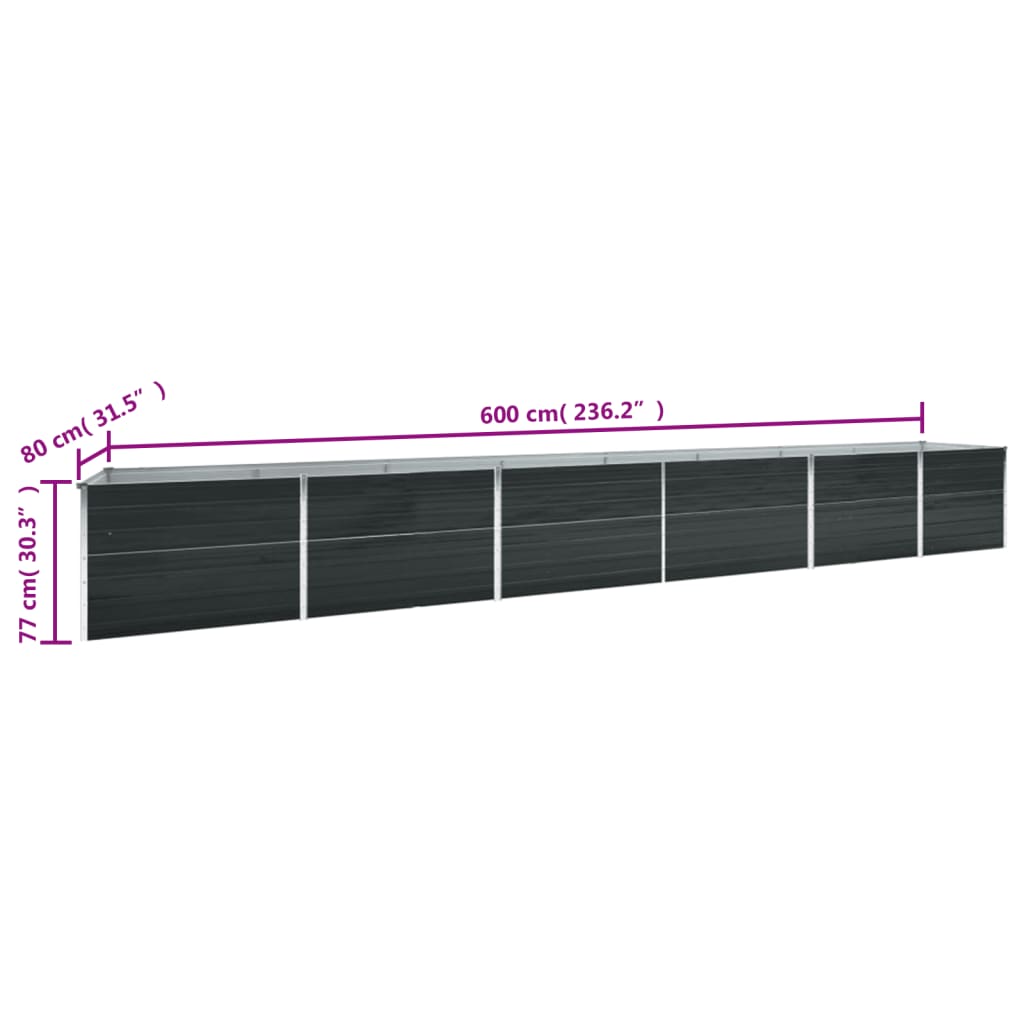 Metall Hochbeet Pflanzbeet Gemüsebeet Pflanzkasten Stahl Beet Blumenbeet Garten - Bild 153 von 177