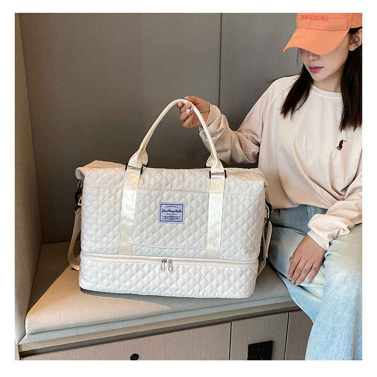 Women Girls Duffle Bags Large Holdall Bag Travel Sports Luggage Fitness Gym Bag - Picture 14 of 34
