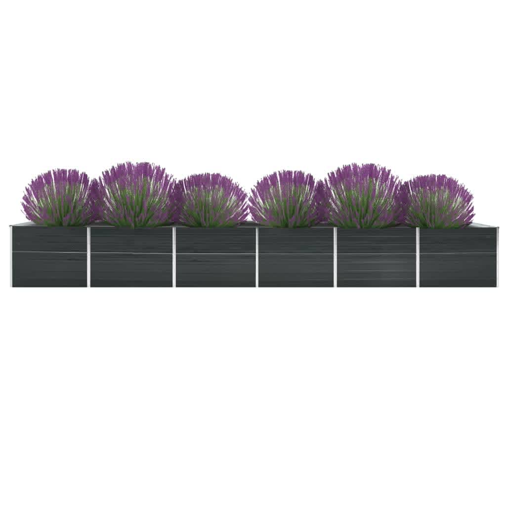 Metall Hochbeet Pflanzbeet Gemüsebeet Pflanzkasten Stahl Beet Blumenbeet Garten - Bild 154 von 177