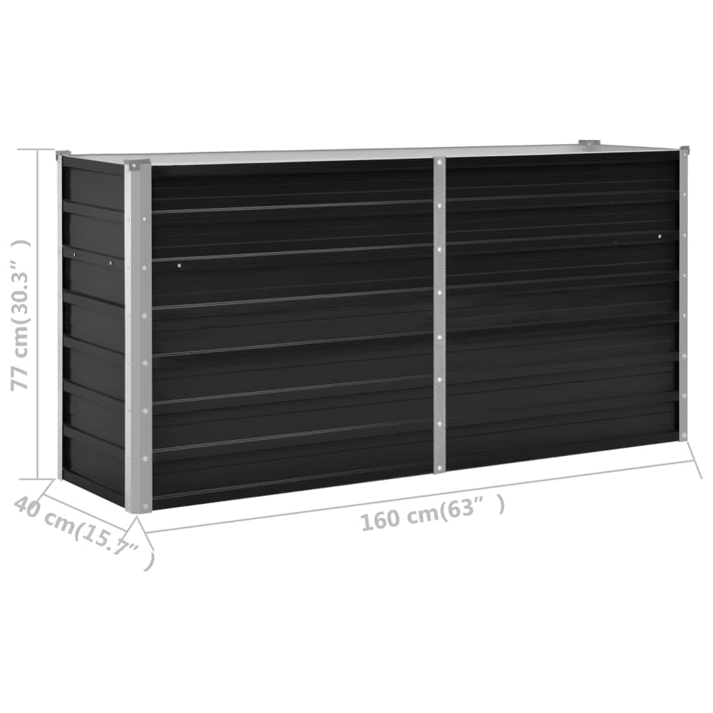Metall Hochbeet Pflanzbeet Gemüsebeet Pflanzkasten Stahl Beet Blumenbeet Garten - Bild 64 von 177