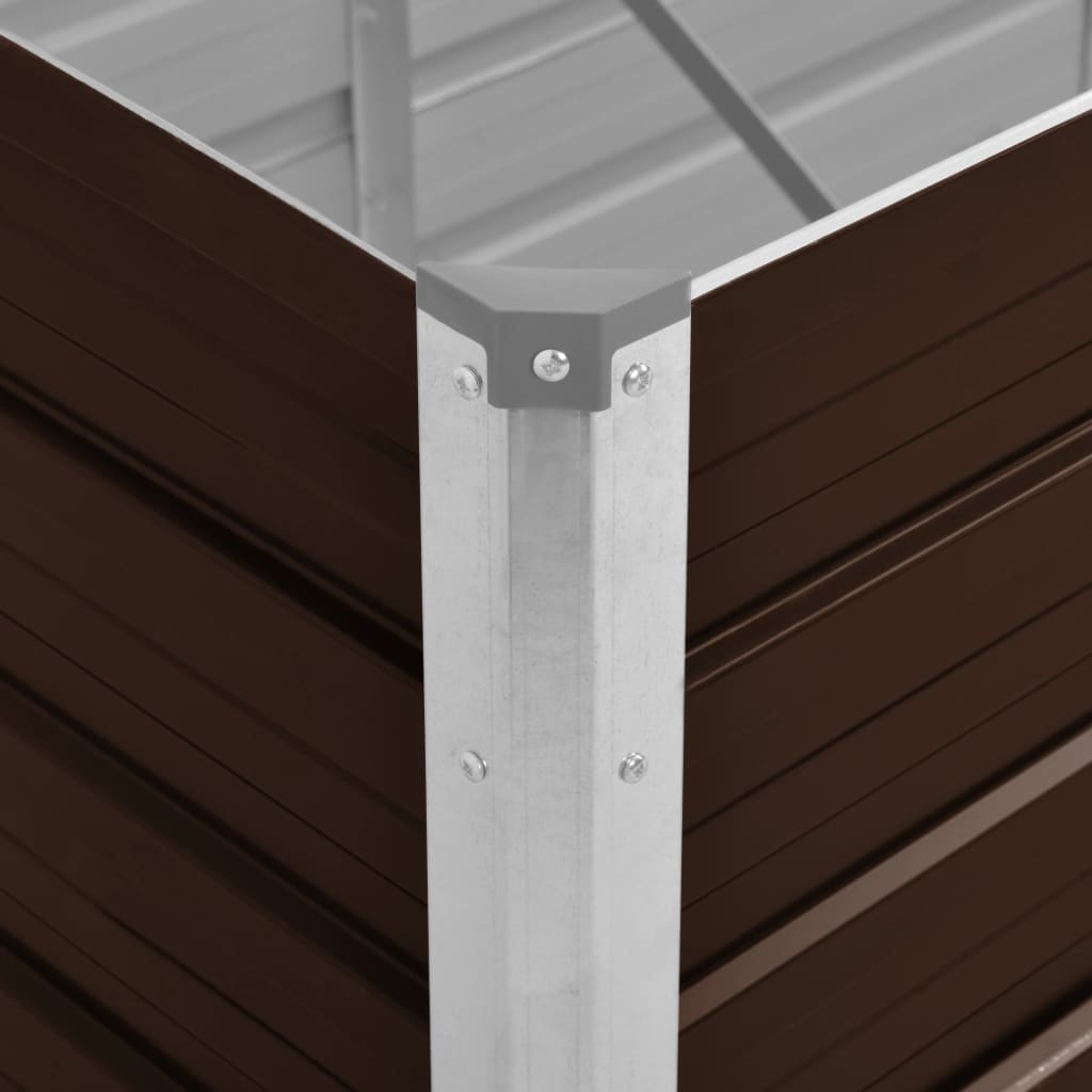 Metall Hochbeet Pflanzbeet Gemüsebeet Pflanzkasten Stahl Beet Blumenbeet Garten - Bild 35 von 177