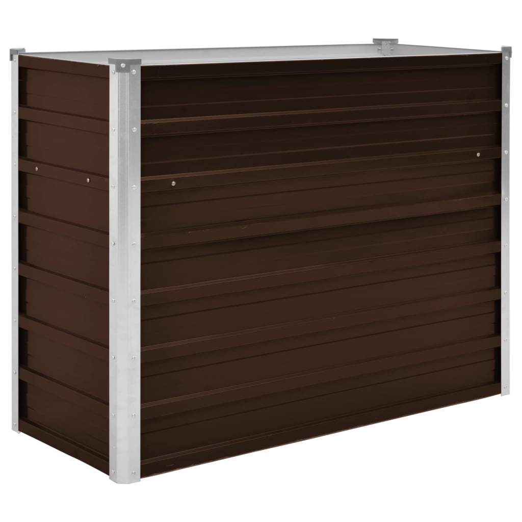 Garten Hochbeet aus Verzinkter Stahl Metall Gemüsebeet / Pflanzbeet Balkon Deko - Bild 2 von 9