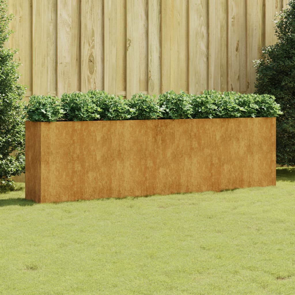 Cortenstahl Pflanzkübel Hochbeet Gartenbeet Pflanzkasten Blumenkübel Pflanzgefäß - Bild 84 von 123
