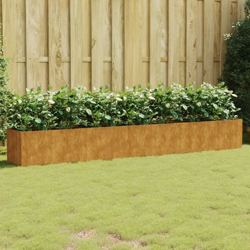 Cortenstahl Pflanzkübel Hochbeet Gartenbeet Pflanzkasten Blumenkübel Pflanzgefäß - Bild 46 von 123