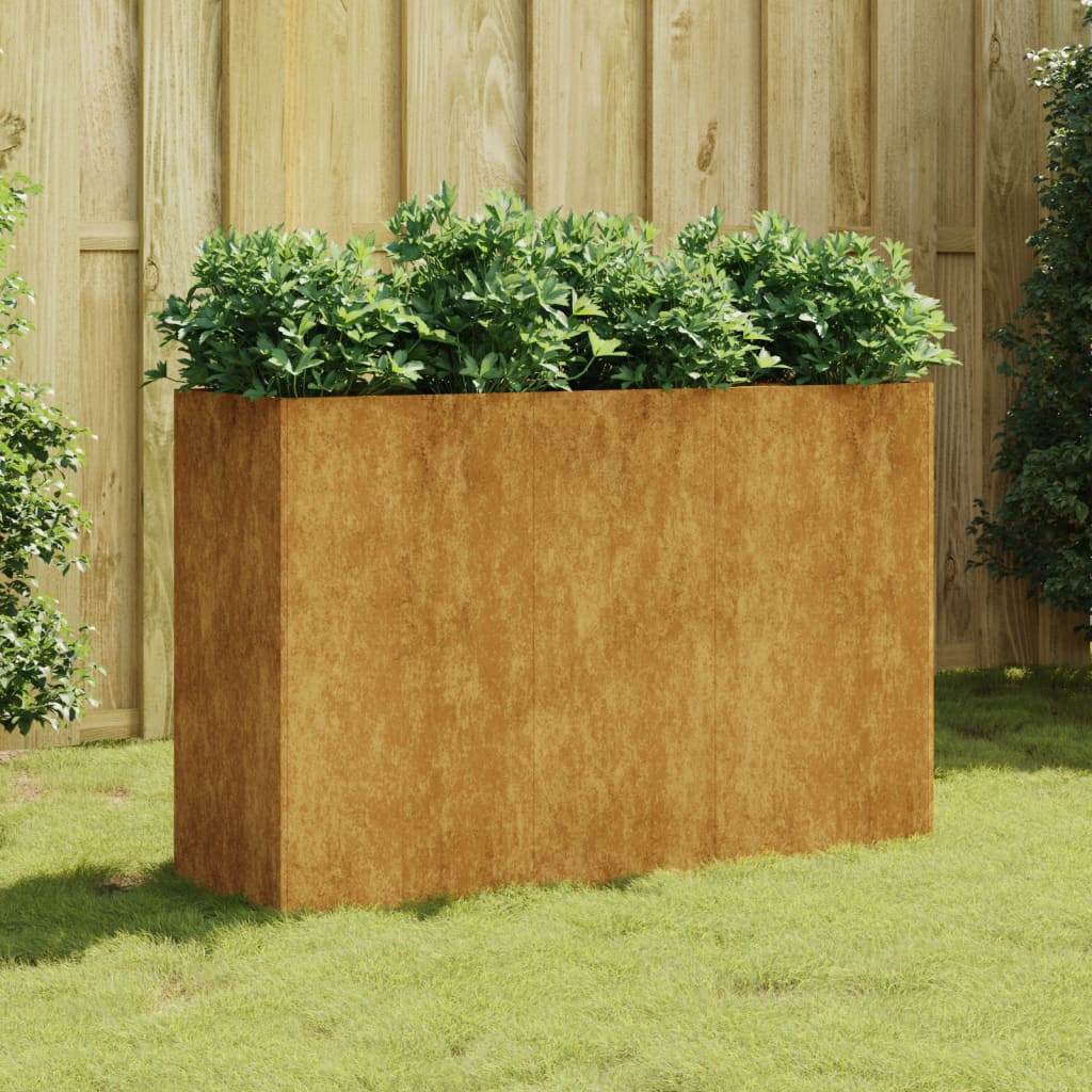 Cortenstahl Pflanzkübel Hochbeet Gartenbeet Pflanzkasten Blumenkübel Pflanzgefäß - Bild 71 von 123