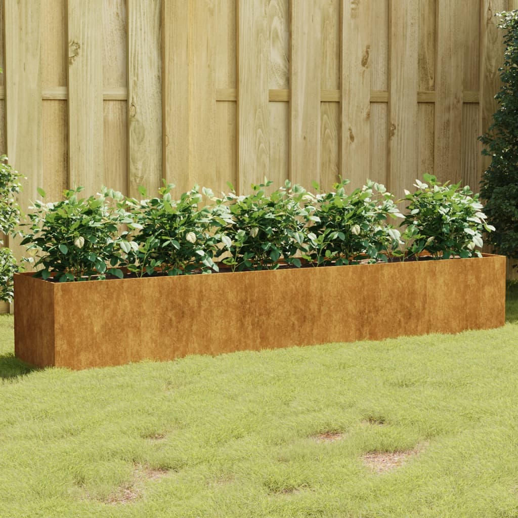 Cortenstahl Pflanzkübel Hochbeet Gartenbeet Pflanzkasten Blumenkübel Pflanzgefäß - Bild 39 von 123
