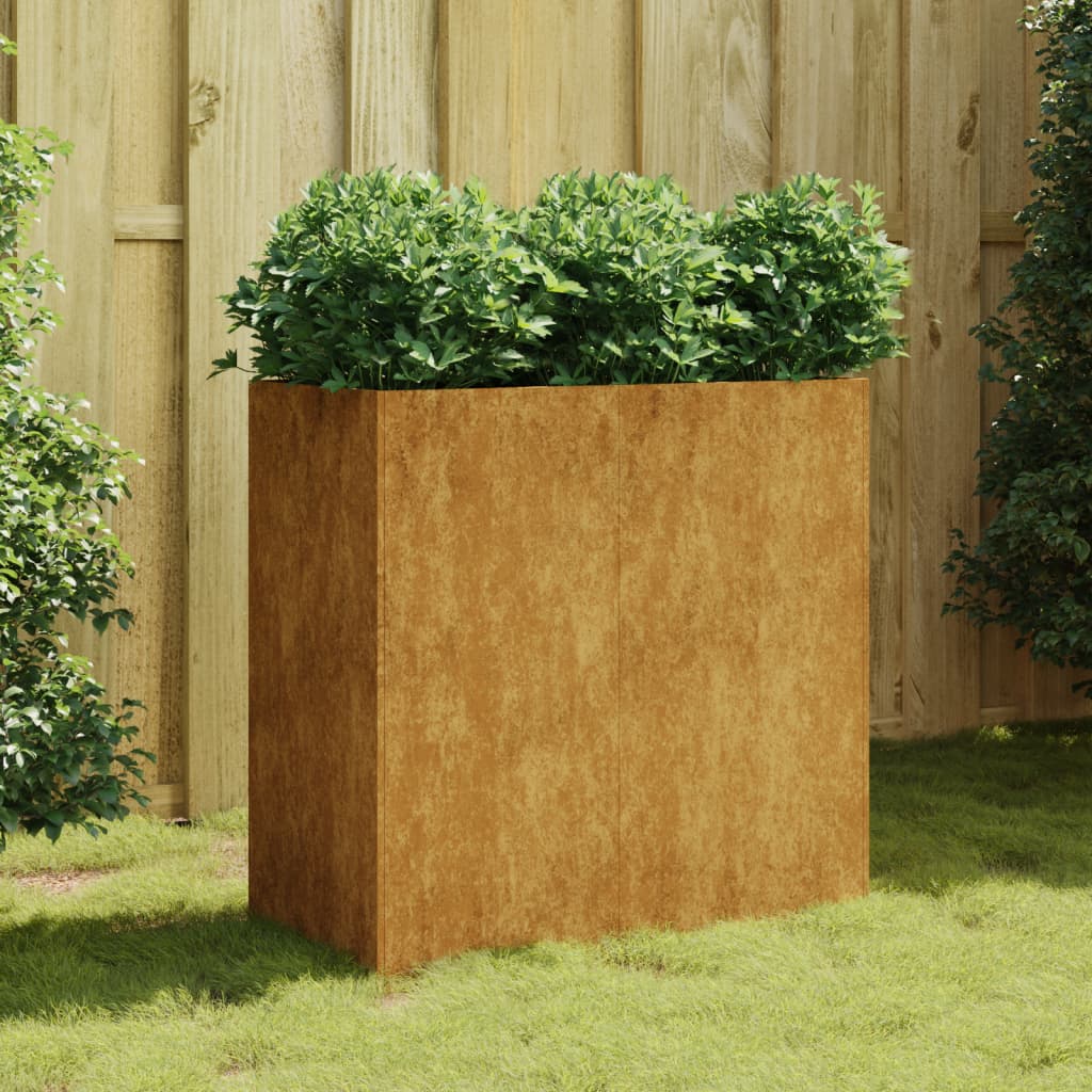 Cortenstahl Pflanzkübel Hochbeet Gartenbeet Pflanzkasten Blumenkübel Pflanzgefäß - Bild 64 von 123