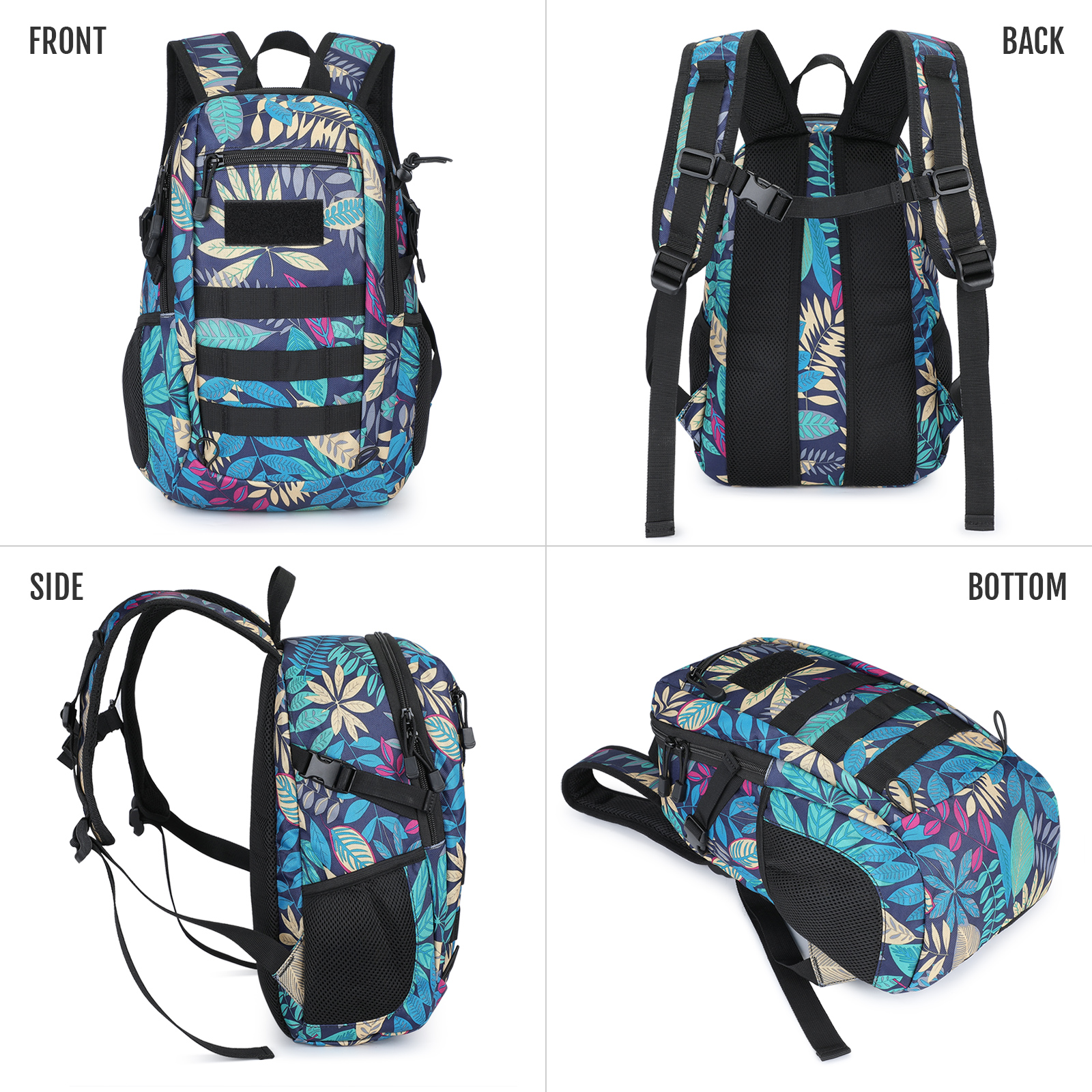12L Taktisch Rucksack Keine Molle Kinder Schultasche Outdoor Trekking Camping