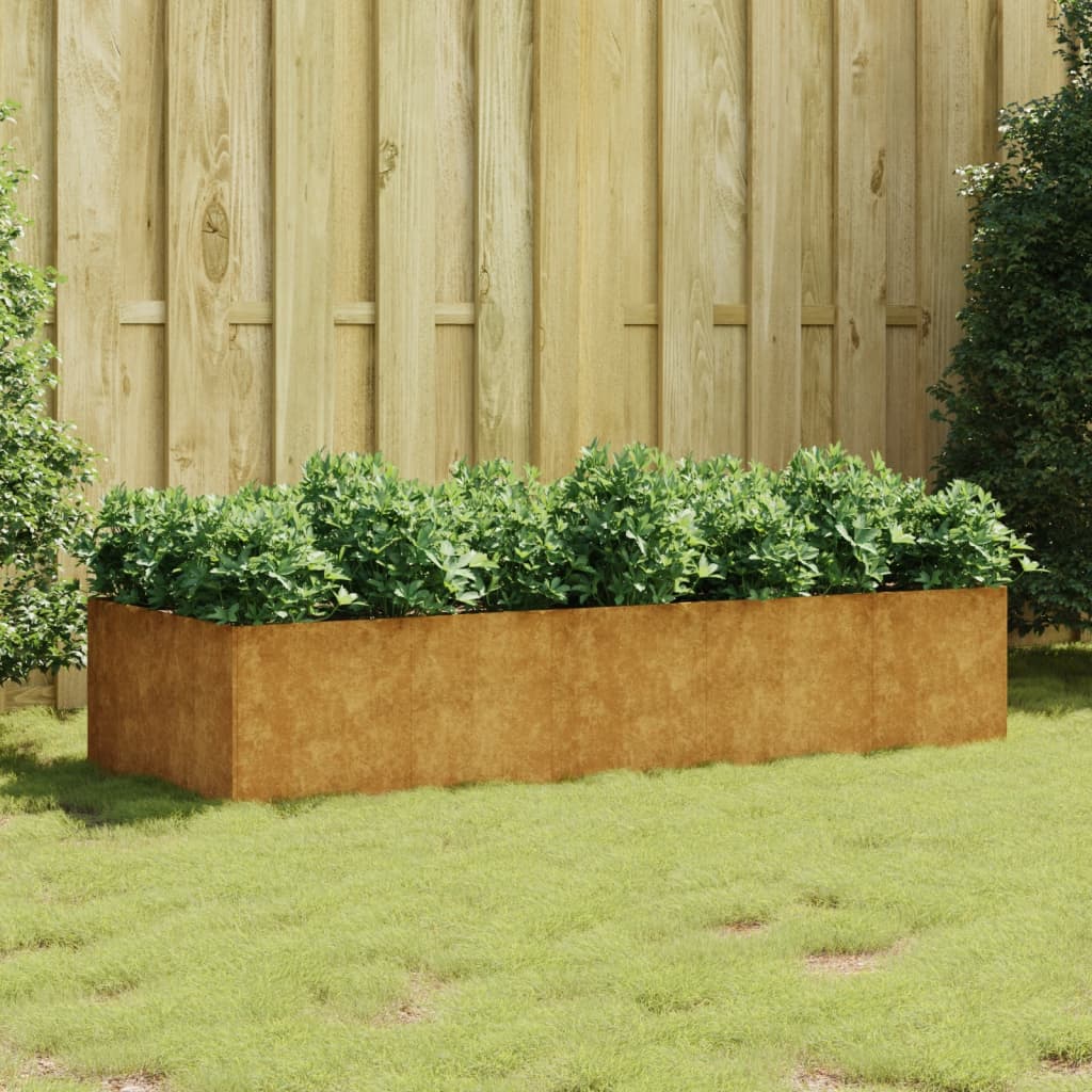 Cortenstahl Pflanzkübel Hochbeet Gartenbeet Pflanzkasten Blumenkübel Pflanzgefäß - Bild 102 von 123