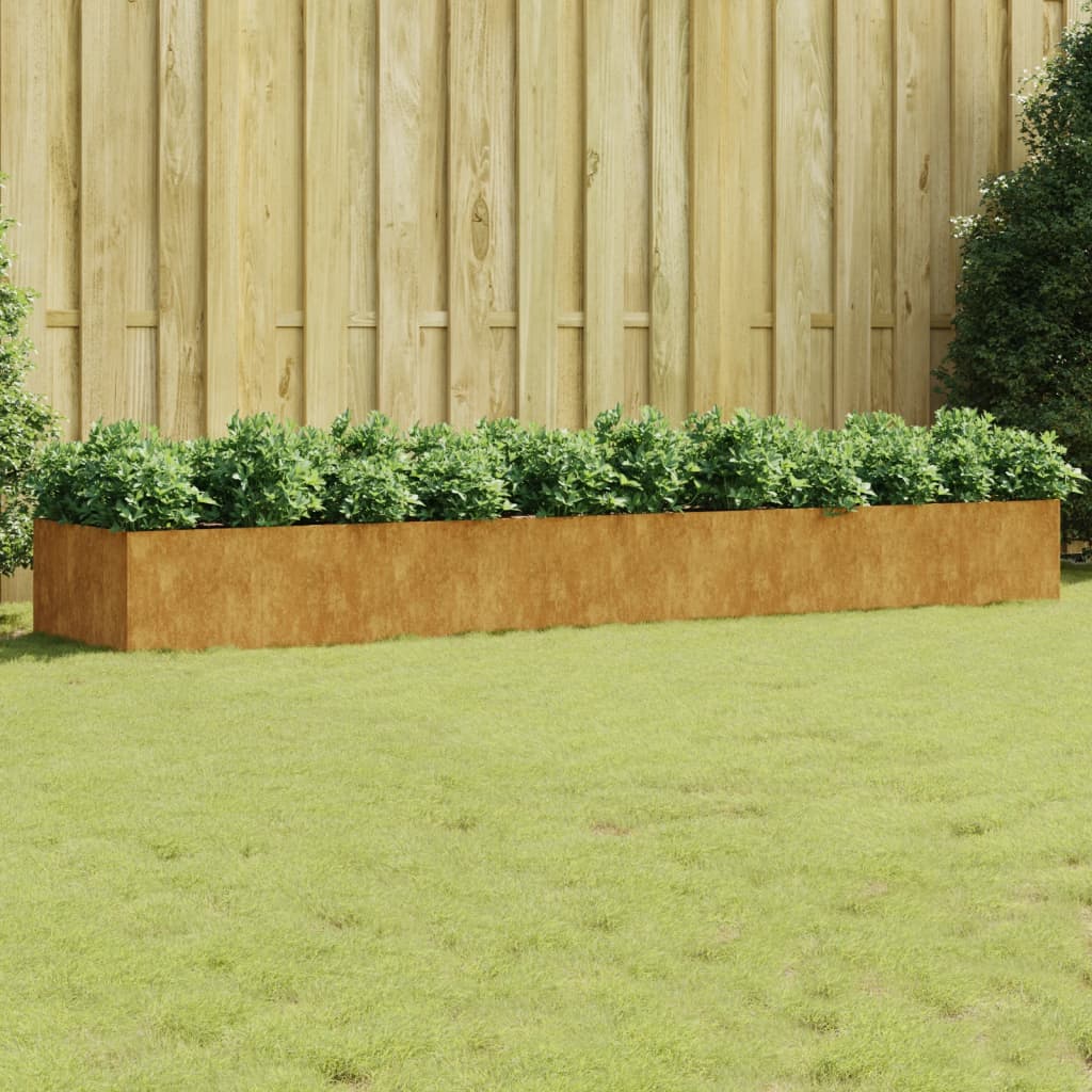 Cortenstahl Pflanzkübel Hochbeet Gartenbeet Pflanzkasten Blumenkübel Pflanzgefäß - Bild 91 von 123