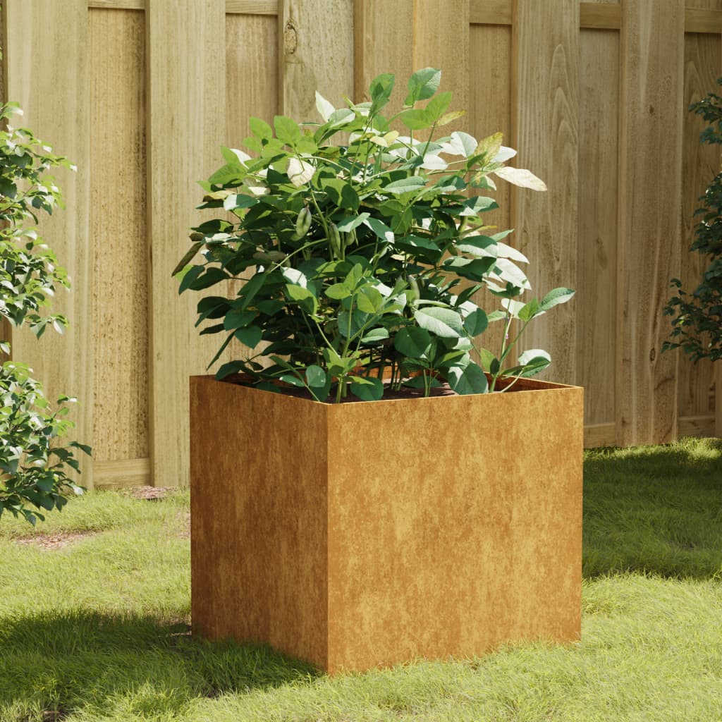 Cortenstahl Pflanzkübel Hochbeet Gartenbeet Pflanzkasten Blumenkübel Pflanzgefäß - Bild 22 von 123