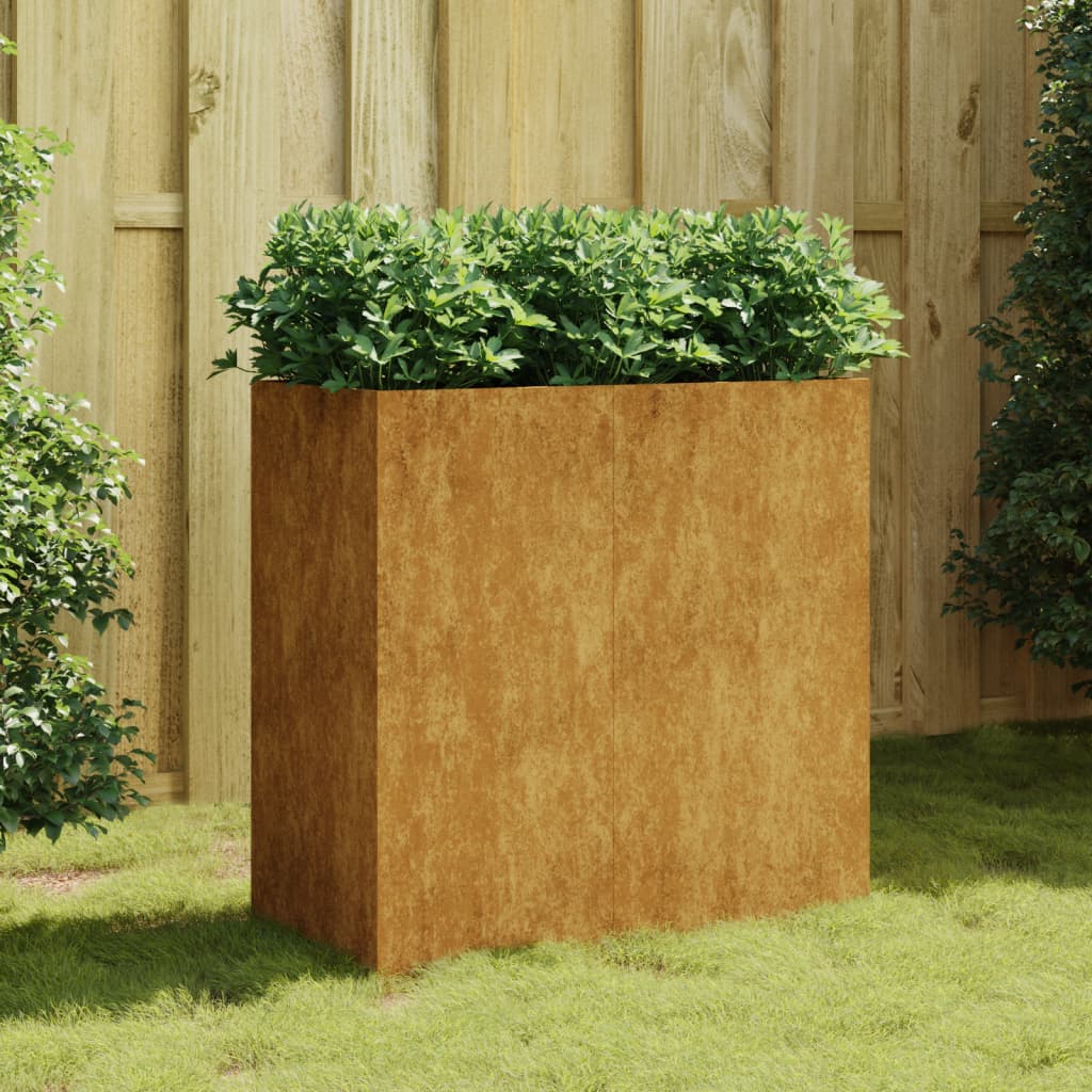 Cortenstahl Pflanzkübel Hochbeet Gartenbeet Pflanzkasten Blumenkübel Pflanzgefäß - Bild 110 von 123
