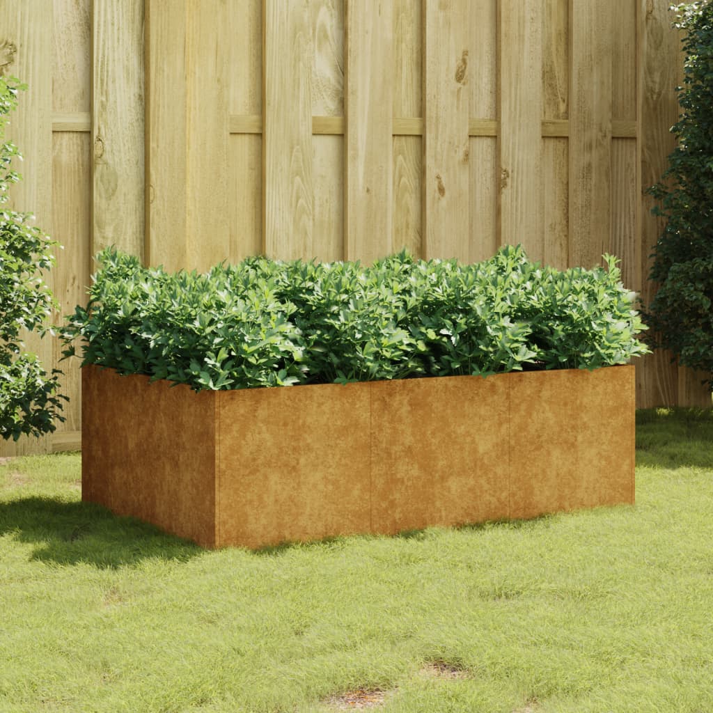 Cortenstahl Pflanzkübel Hochbeet Gartenbeet Pflanzkasten Blumenkübel Pflanzgefäß - Bild 99 von 123