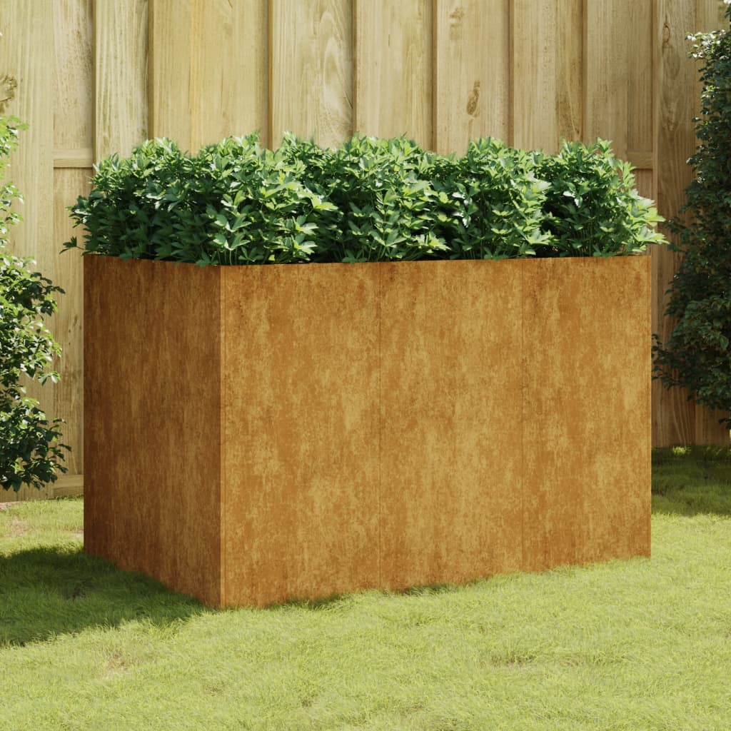 Cortenstahl Pflanzkübel Hochbeet Gartenbeet Pflanzkasten Blumenkübel Pflanzgefäß - Bild 116 von 123