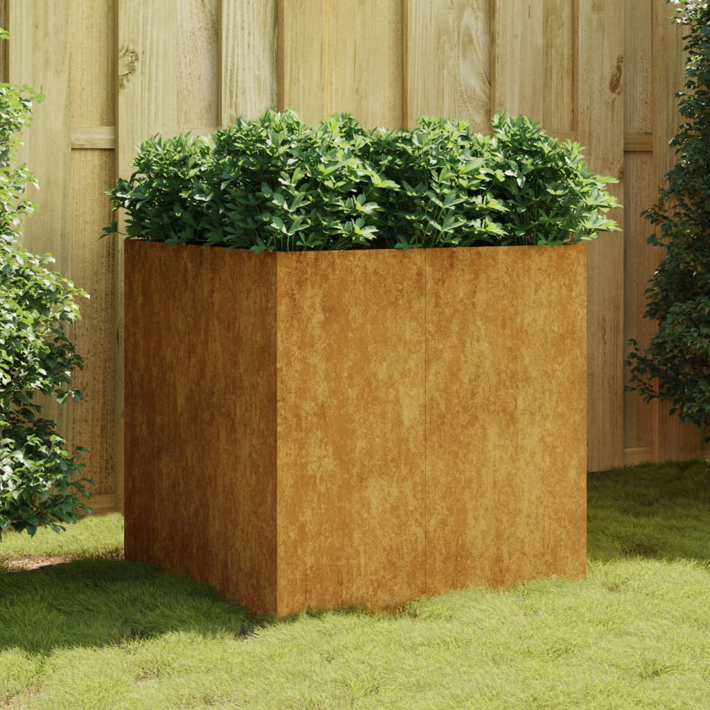 Cortenstahl Pflanzkübel Hochbeet Gartenbeet Pflanzkasten Blumenkübel Pflanzgefäß - Bild 113 von 123