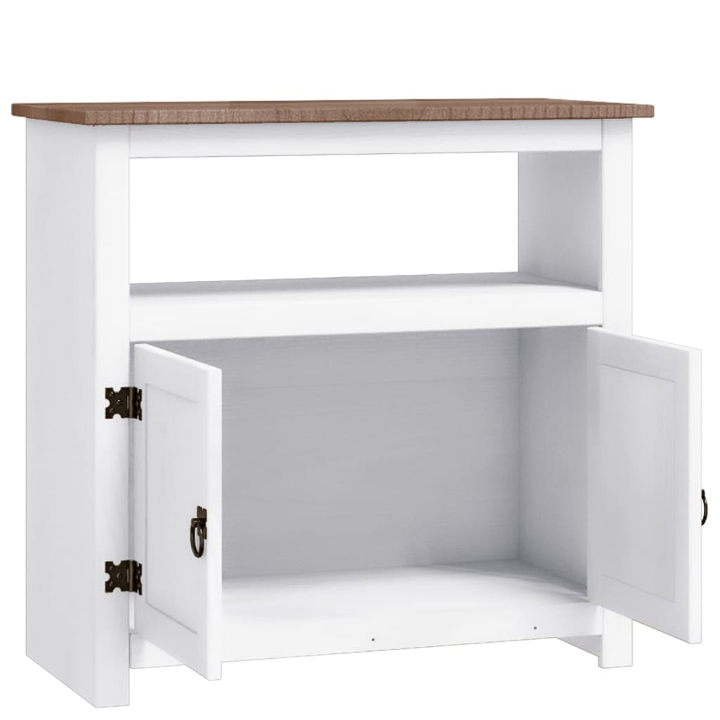 Rustic Mexican Pine Wood Corona Waxed Furniture Home White Body and Brown Top - Picture 47 of 87