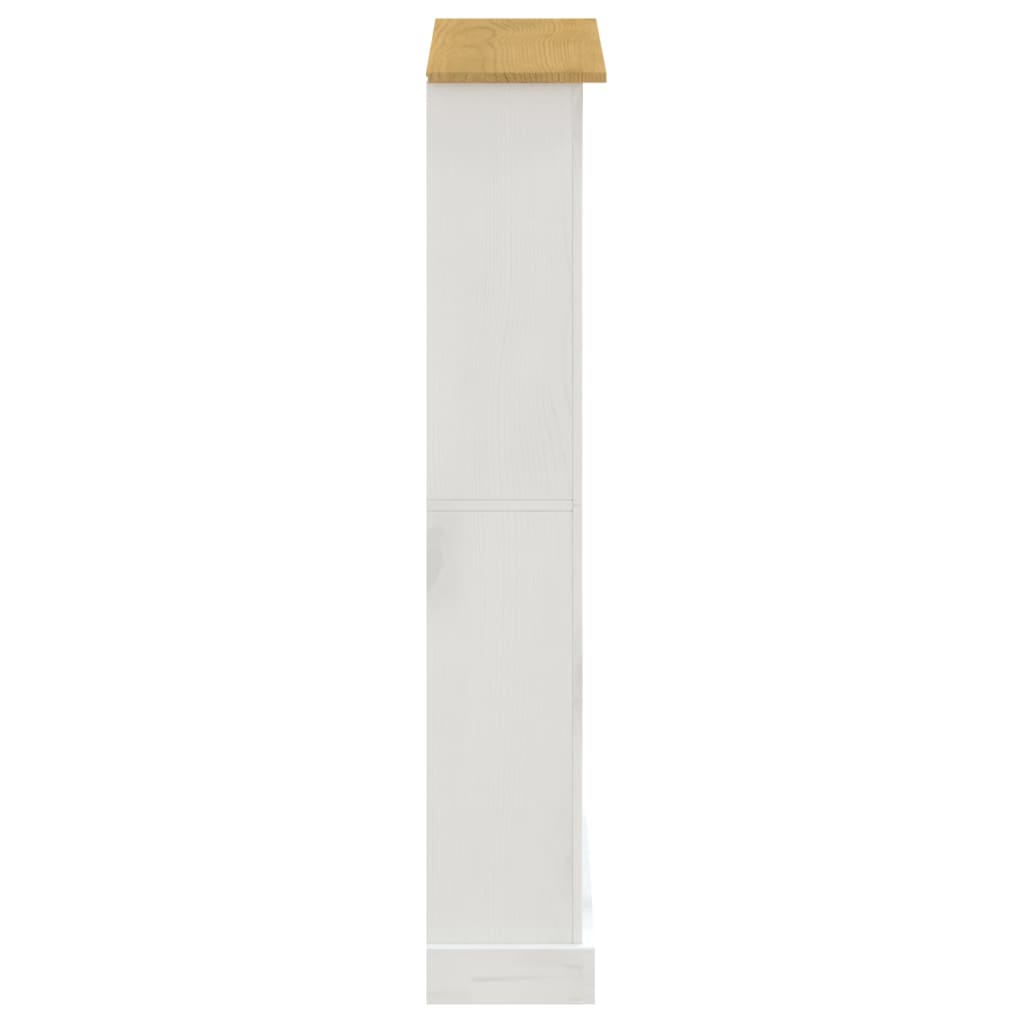 Rustic Mexican Pine Wood Corona Waxed Furniture Home White Body and Brown Top - Picture 67 of 87