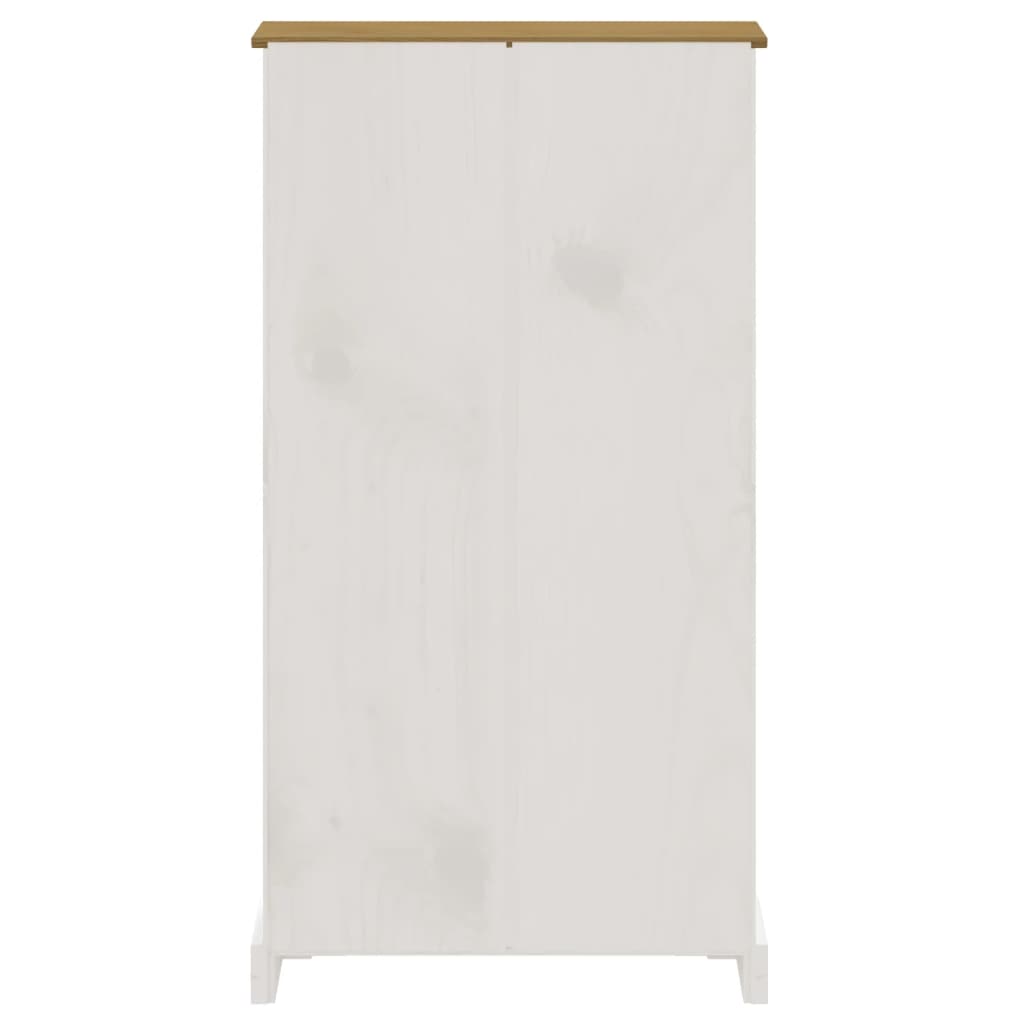 Rustic Mexican Pine Wood Corona Waxed Furniture Home White Body and Brown Top - Picture 68 of 87