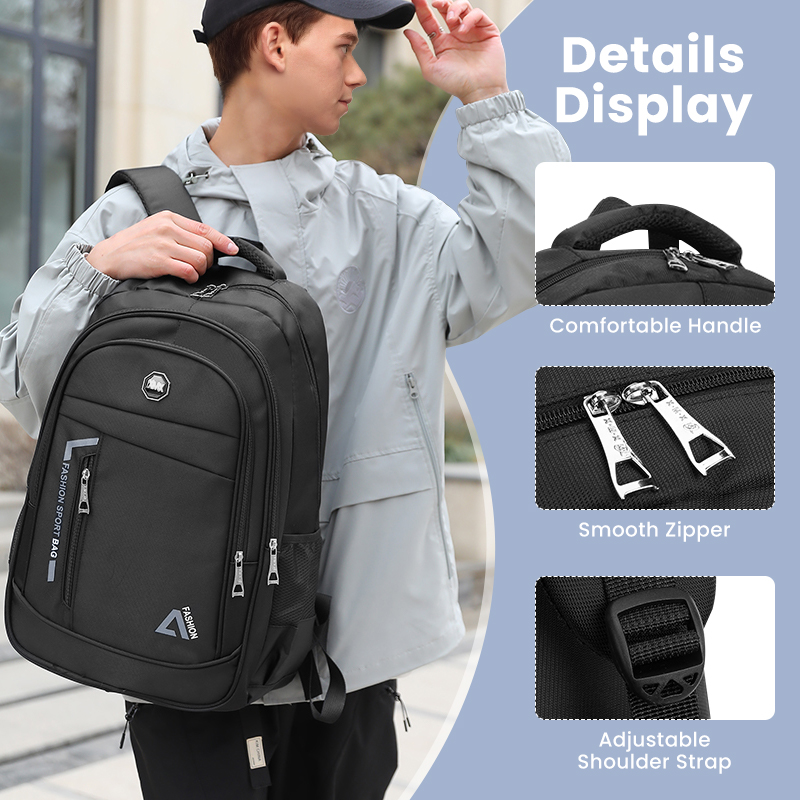 40L Laptop Rucksack Herren Damen Wasserdicht Freizeit Reise Arbeit Schulrucksack
