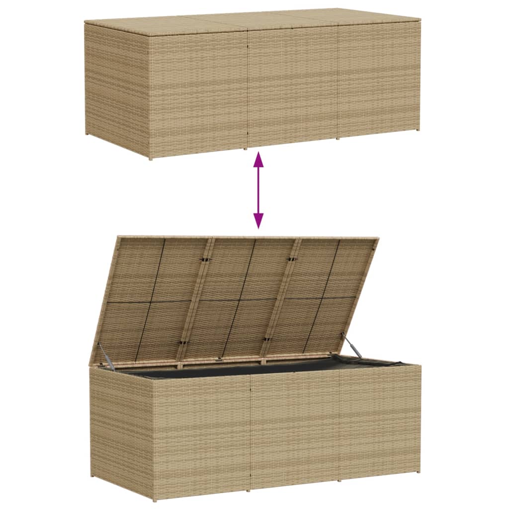 Poly Rattan Gartentruhe Auflagenbox Kissenbox Gartenbox Aufbewahrungsbox Truhe - Bild 40 von 95