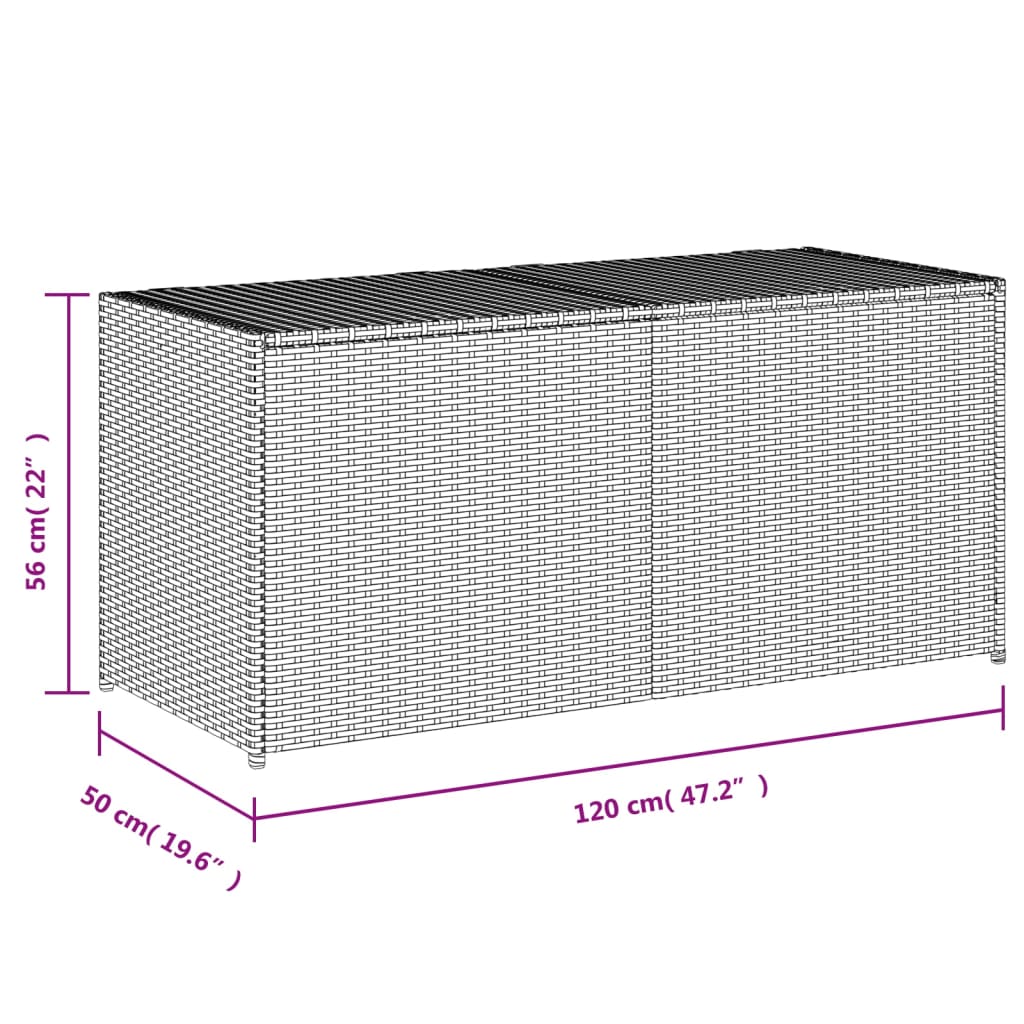 Poly Rattan Gartentruhe Auflagenbox Kissenbox Gartenbox Aufbewahrungsbox Truhe - Bild 22 von 95