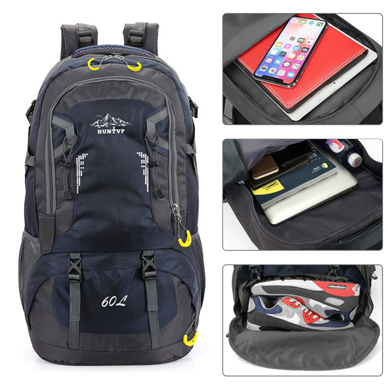 60L-70L-100L Hiking Camping Backpack Outdoor Travel Luggage Rucksack Waterproof - Picture 74 of 94