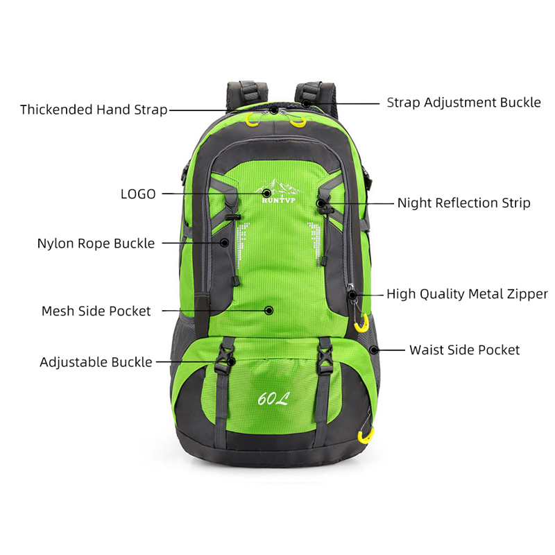 30 60 100L Hiking Camping Backpack Waterproof Large Trekking Travel Rucksack Bag - Picture 35 of 49