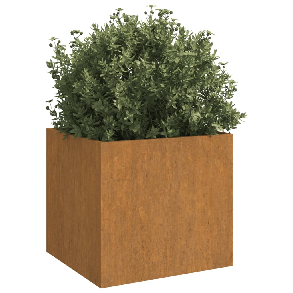 Metall Pflanzkübel Blumenkasten Hochbeet Gemüsebeet Blumenbeet Stahl Beet Garten - Bild 14 von 93