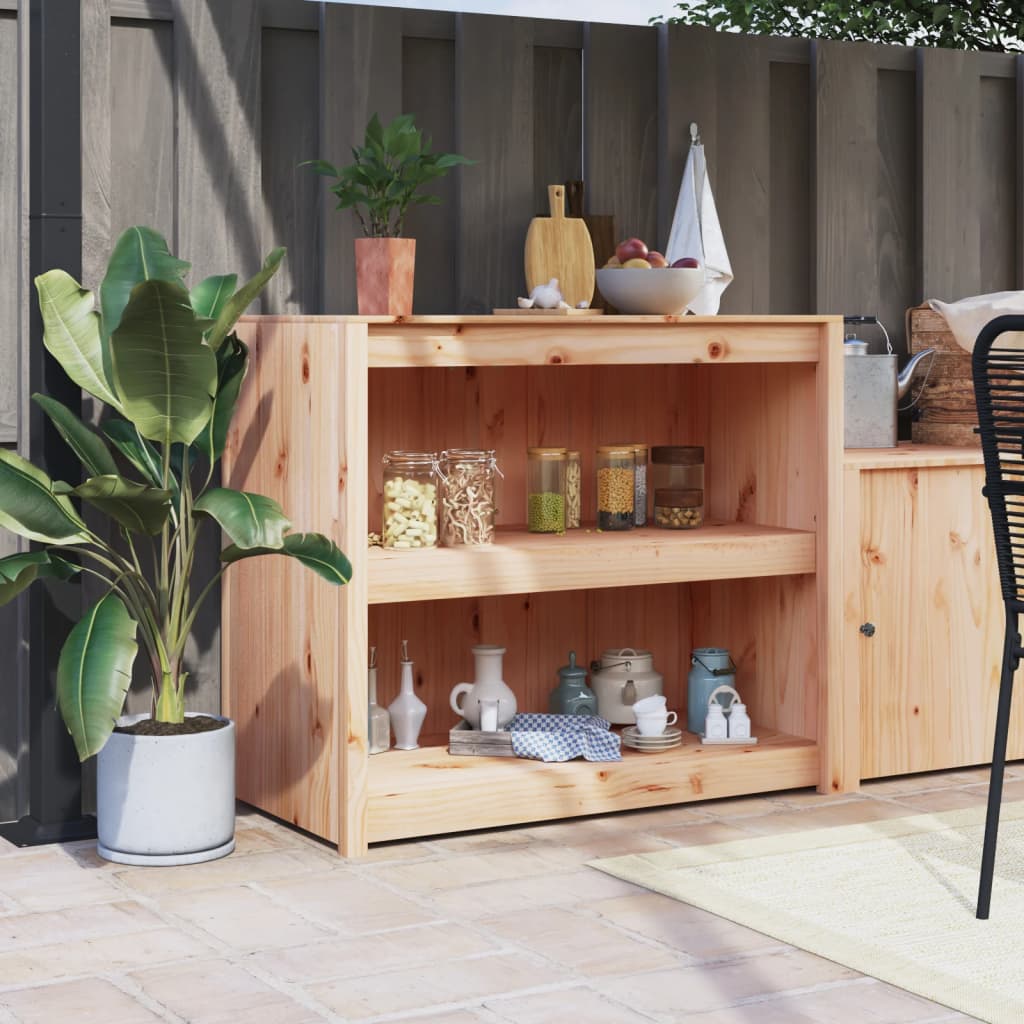 Outdoor-Küchenschrank Gartenschrank Küchenzeile Massivholz Balkon Schrank - Bild 77 von 104