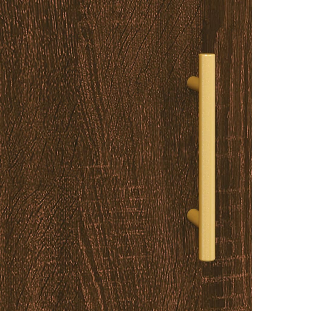 Highboard Anrichte Mit 2 Schubladen 69,5x31x115 cm Holzwerkstoff Beistellschrank - Produktbild 9