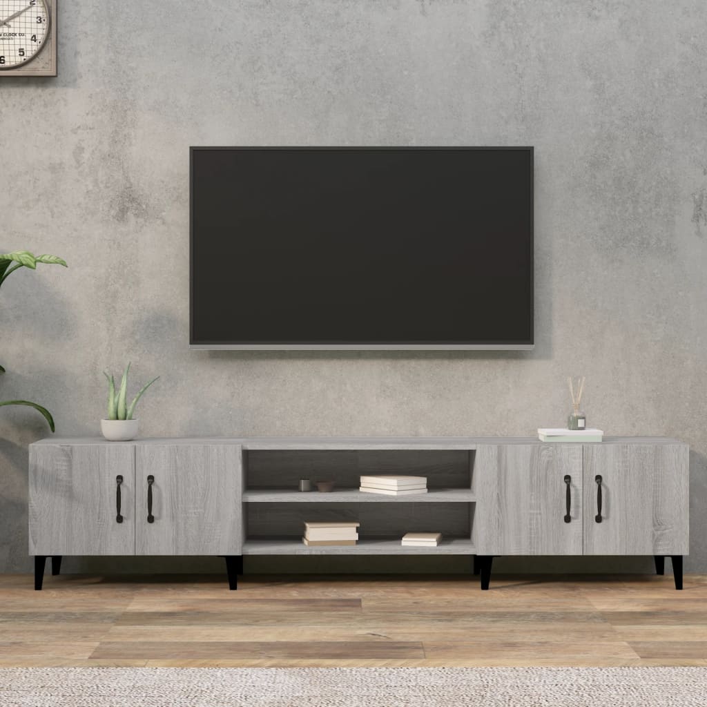 TV Schrank Fernsehtisch Fernsehschrank Lowboard Holzwerkstoff 180 x 31,5 x 40 cm - Bild 16 von 19