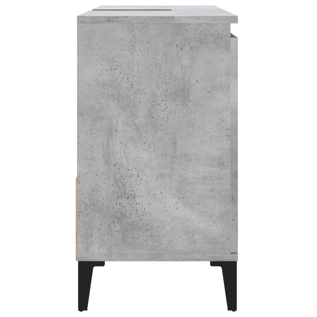 Waschbeckenunterschrank Waschtisch Unterschrank Badschrank mit 2 Schubladen - Bild 46 von 86