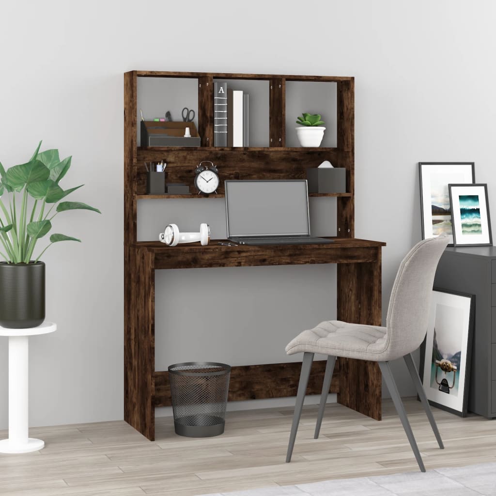 Modern Schreibtisch Bürotisch mit Regal Arbeitstisch Computertisch Gamingtisch - Bild 27 von 31
