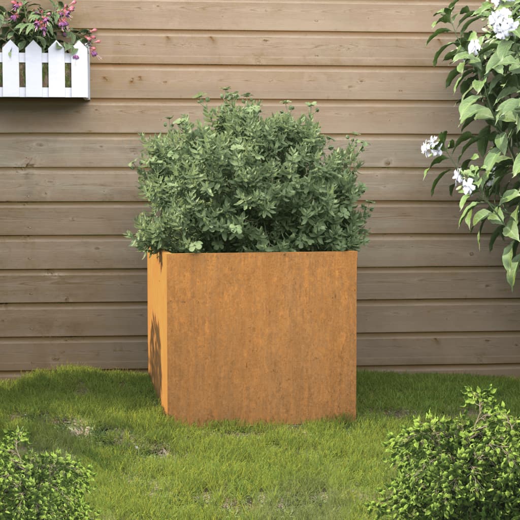Metall Pflanzkübel Blumenkasten Hochbeet Gemüsebeet Blumenbeet Stahl Beet Garten - Bild 11 von 93