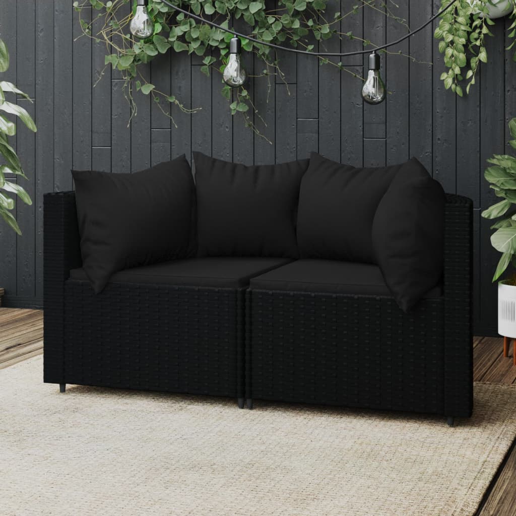 Garten Lounge Set mit Kissen Gartensofa Ecksofa Gartenmöbel Poly Rattan - Bild 62 von 106