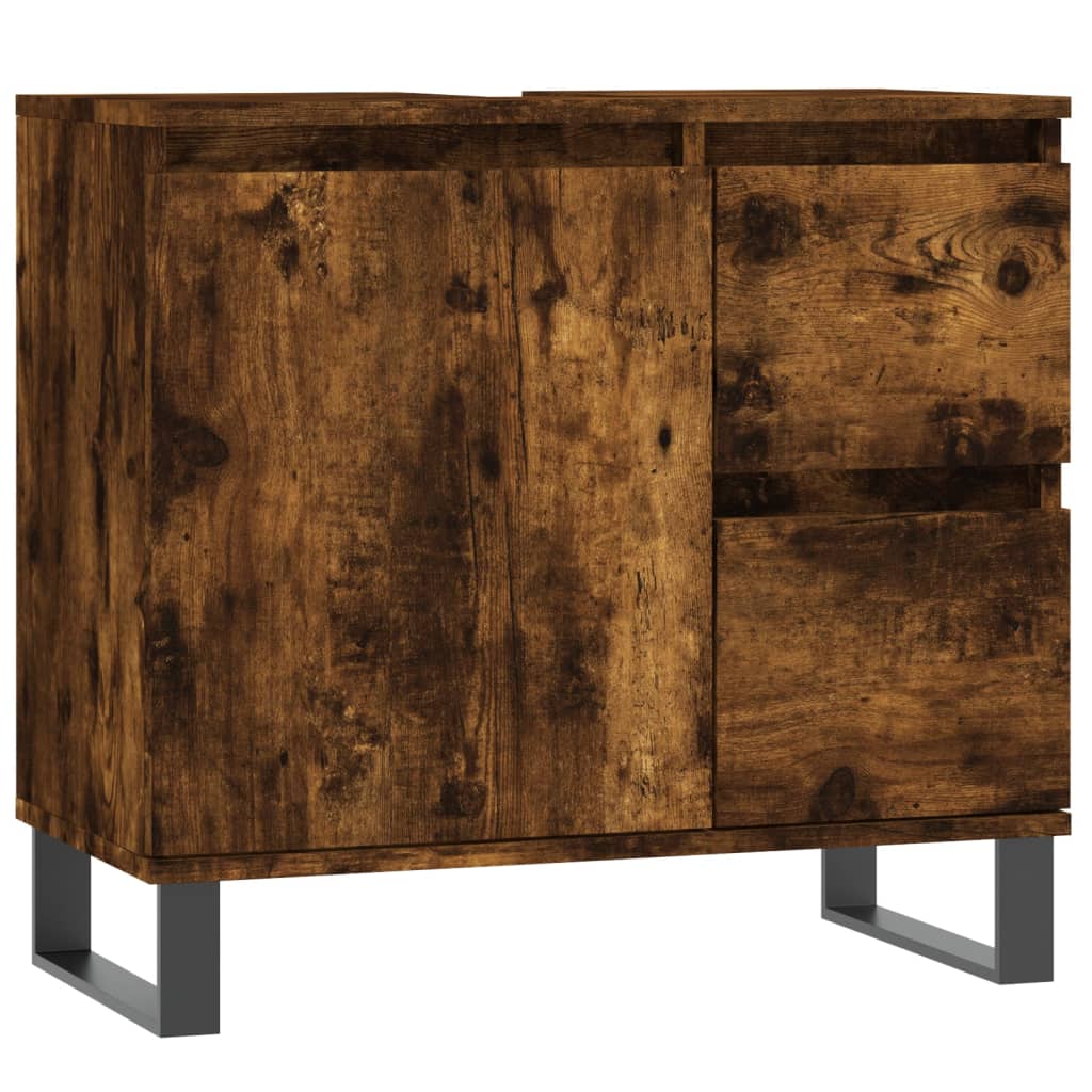 Badezimmerschrank Badschrank Waschbeckenunterschrank Badmöbel Mehrere Farben - Bild 25 von 33