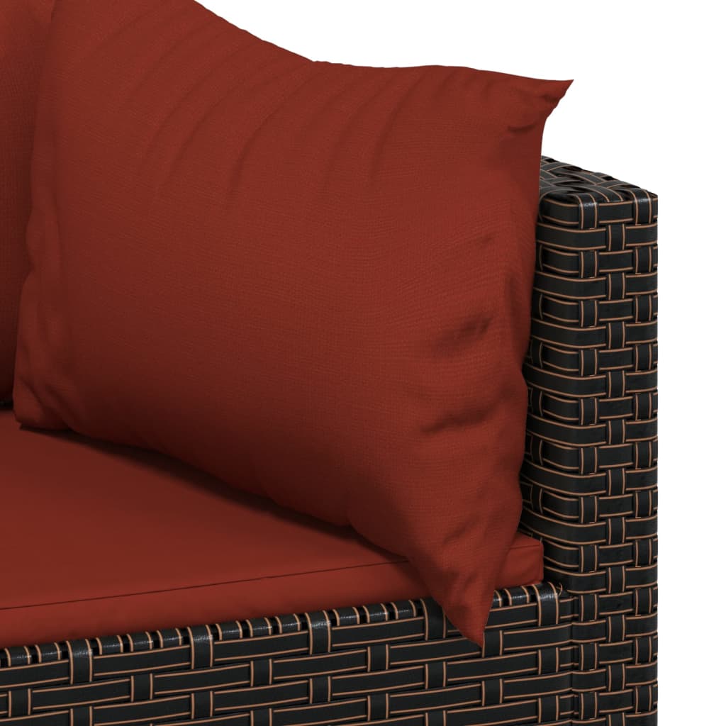 Garten Lounge Set mit Kissen Gartensofa Ecksofa Gartenmöbel Poly Rattan - Bild 43 von 106