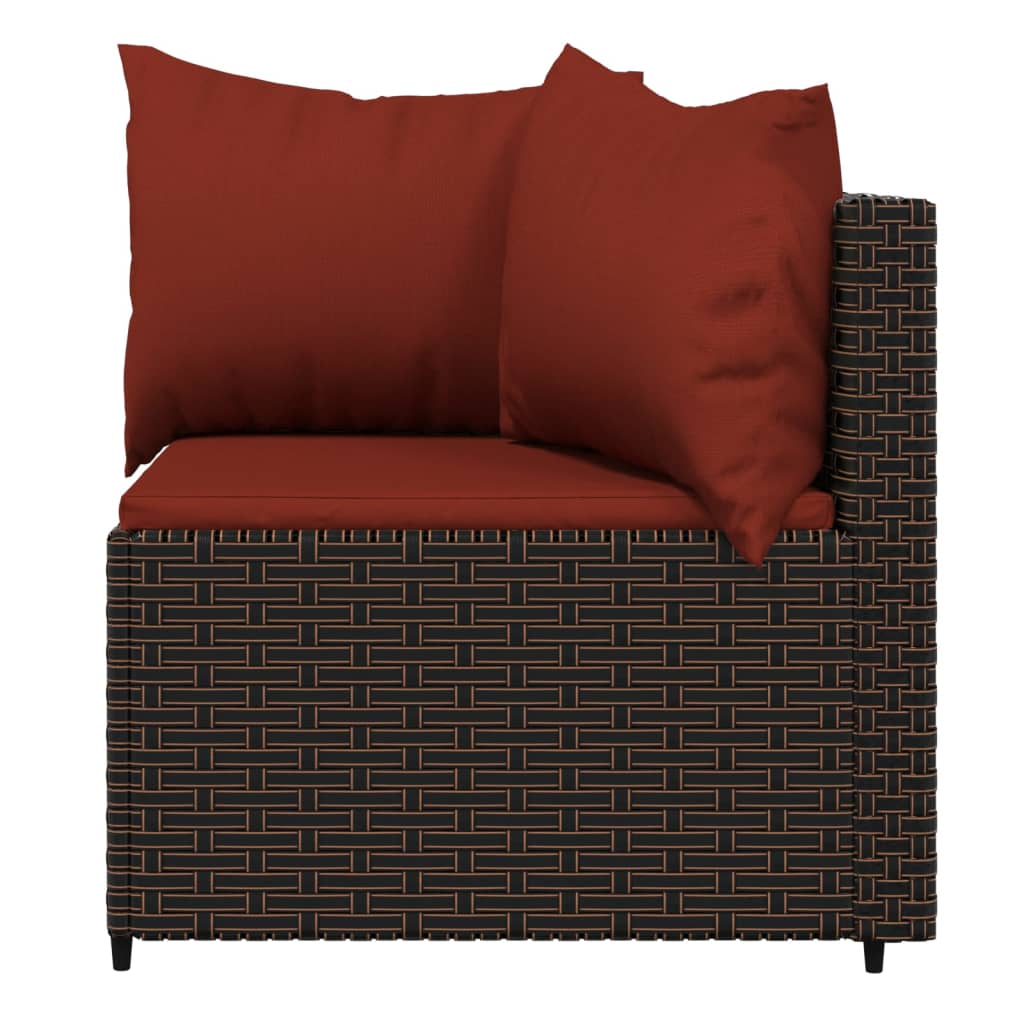 Garten Lounge Set mit Kissen Gartensofa Ecksofa Gartenmöbel Poly Rattan - Bild 42 von 106