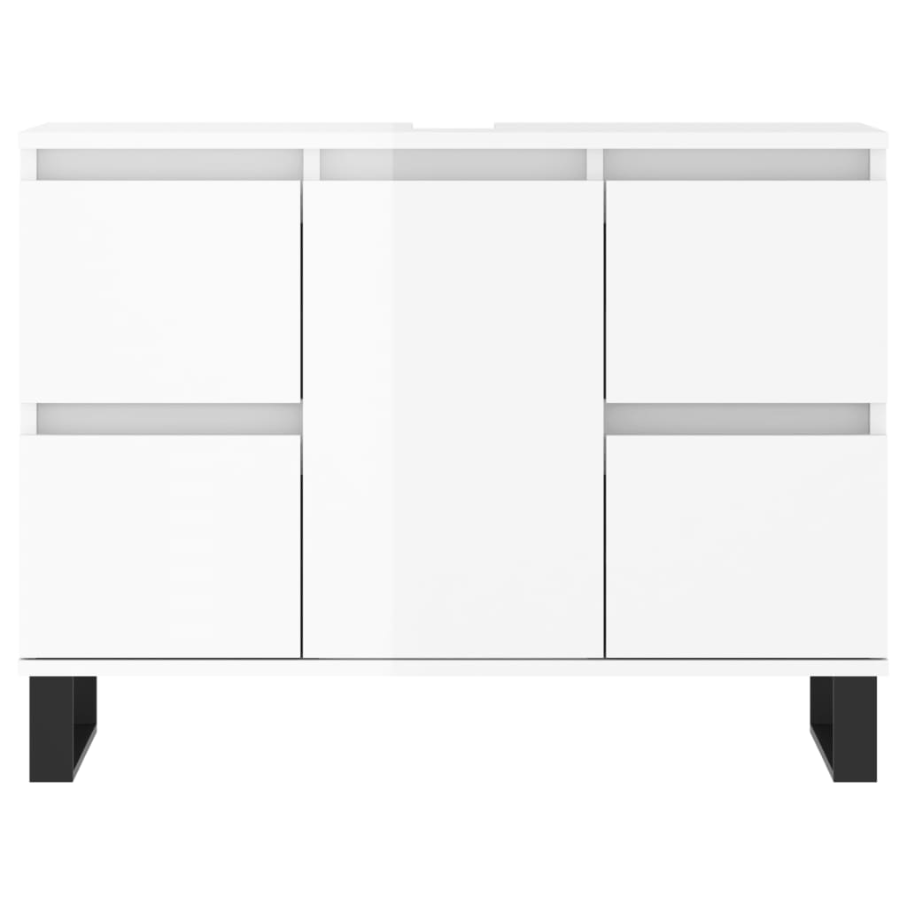 Badezimmerschrank Waschbeckenunterschrank Badschrank mehrere Auswahl 80x33x60 cm - Bild 24 von 66