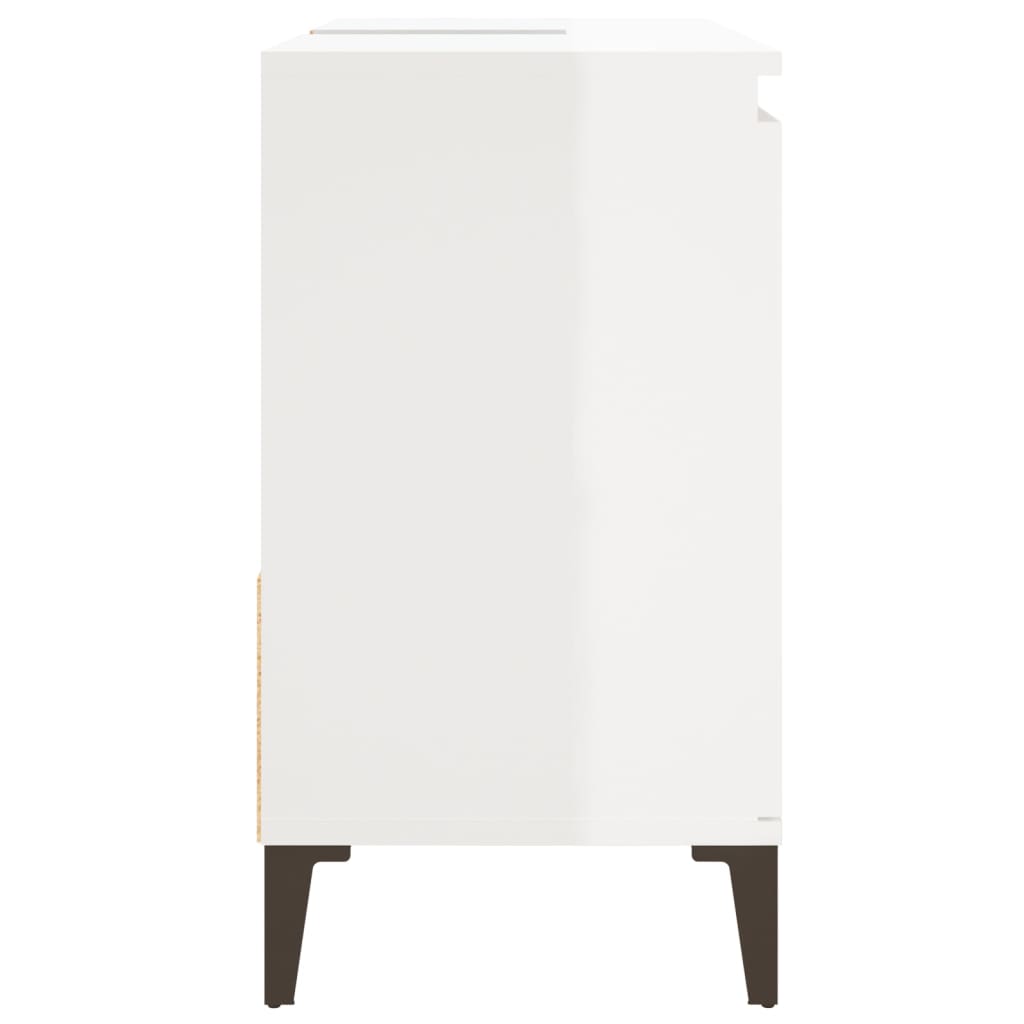 Waschbeckenunterschrank Waschtisch Unterschrank Badschrank mit 2 Schubladen - Bild 27 von 86